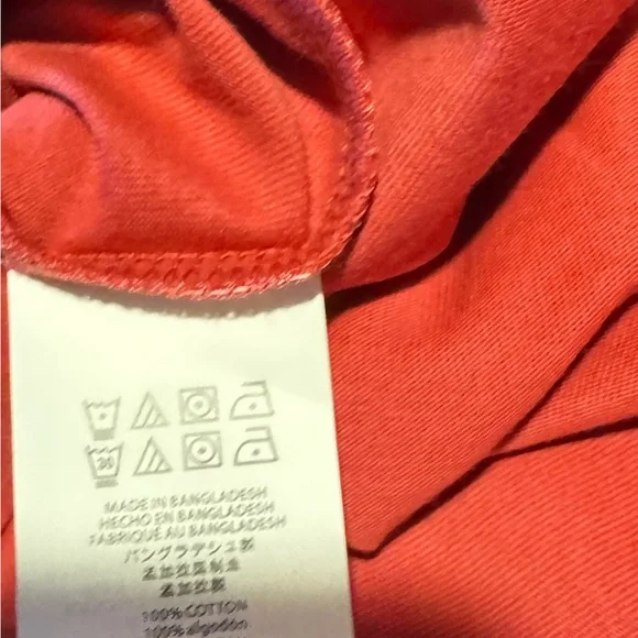 Michael Kors Red Polo Shirt with White Trim - Picture 6 of 7